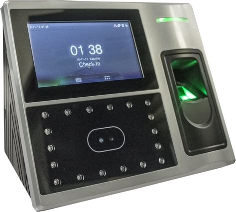 amg fr-2000 face recognition fingerprint rfid card time clock|FR.